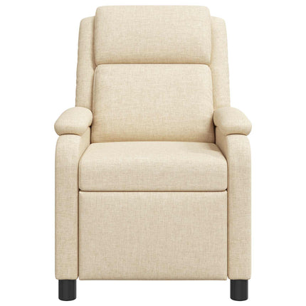 Recliner Gräddvit Tyg