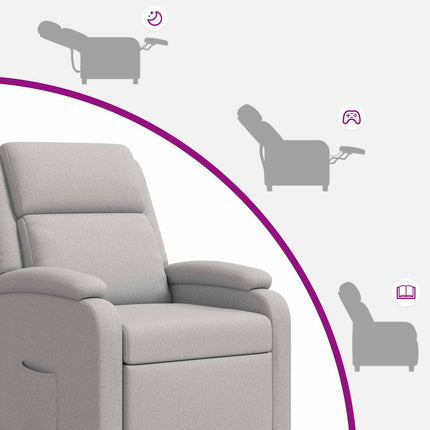 Recliner Moln Grå Tyg