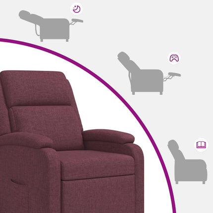 Recliner Lila Tyg