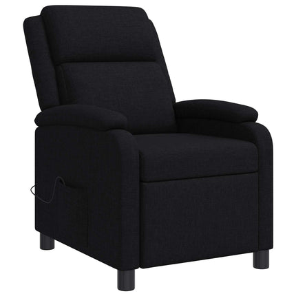 Massagefåtölj Svart Tyg