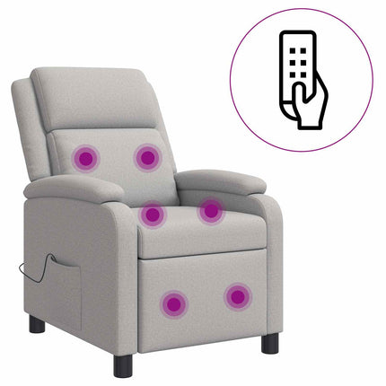 Massagefåtölj Moln Grå Tyg