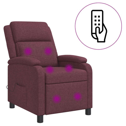 Massagefåtölj Lila Tyg