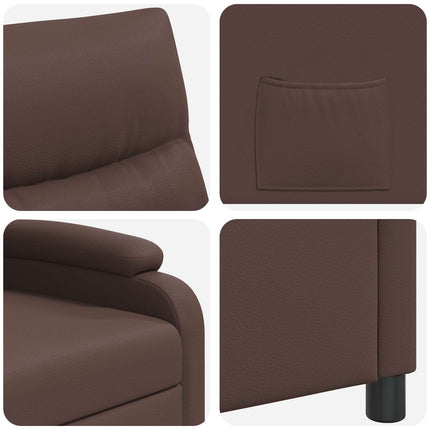 Recliner Brun Konstläder