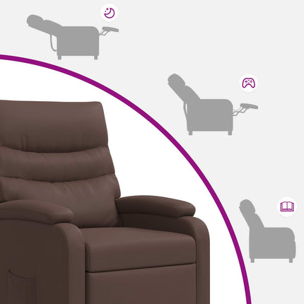 Recliner Brun Konstläder