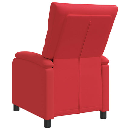 Recliner Röd Konstläder
