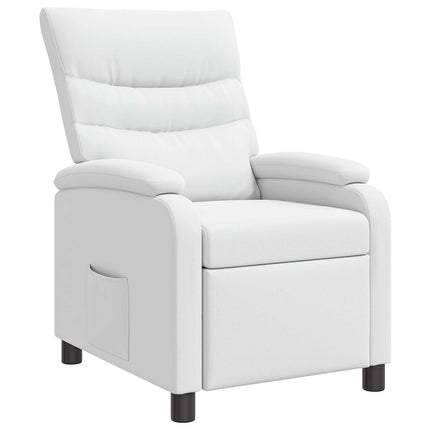Recliner Vit Konstläder
