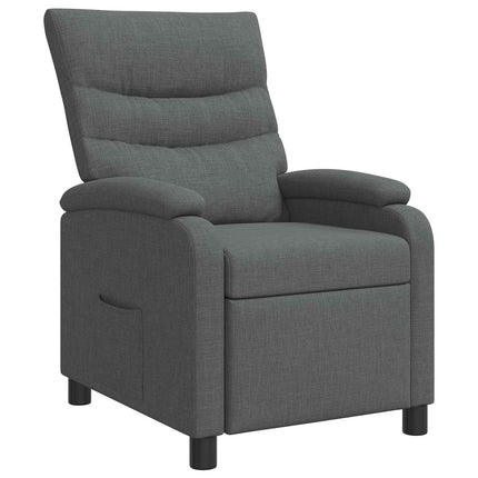 Recliner Mörkgrå Tyg