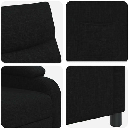 Recliner Svart Tyg
