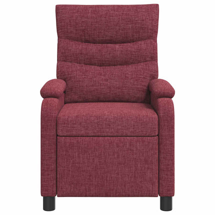 Recliner Vinröd Tyg