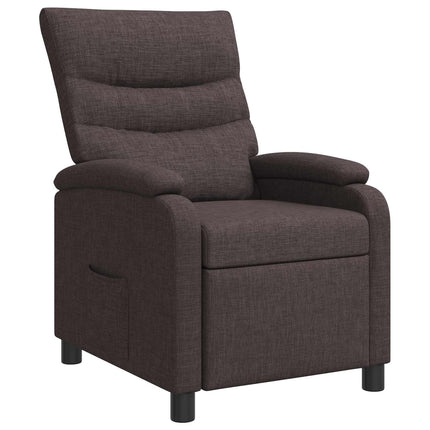 Recliner Mörkbrun Tyg