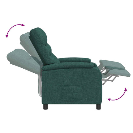 Recliner Mörkgrön Tyg