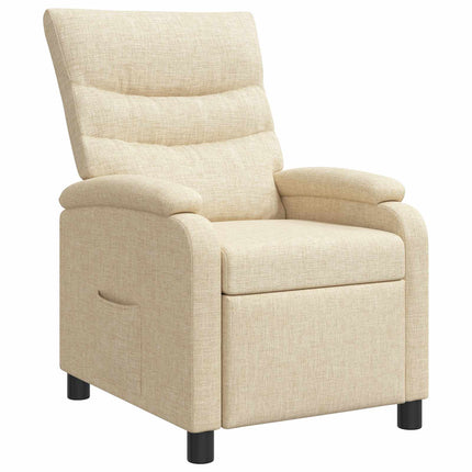 Recliner Gräddvit Tyg
