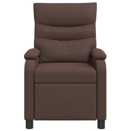 Massagefåtölj Brun Konstläder
