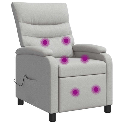Massagefåtölj Moln Grå Tyg