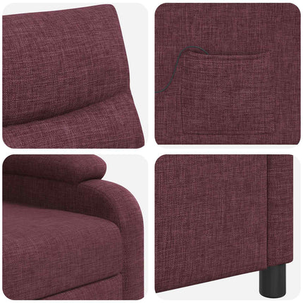 Massagefåtölj Lila Tyg
