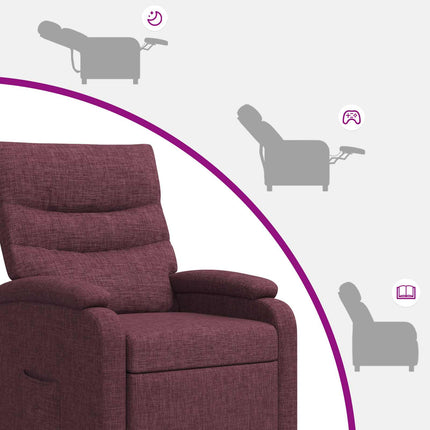 Massagefåtölj Lila Tyg