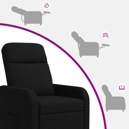 Recliner Svart Tyg
