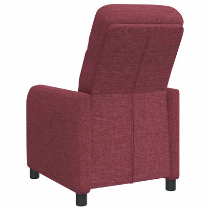 Recliner Vinröd Tyg