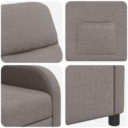 Recliner Taupe Tyg