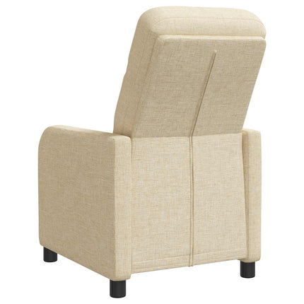 Recliner Gräddvit Tyg
