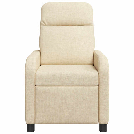 Recliner Gräddvit Tyg