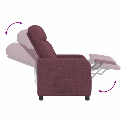 Recliner Lila Tyg