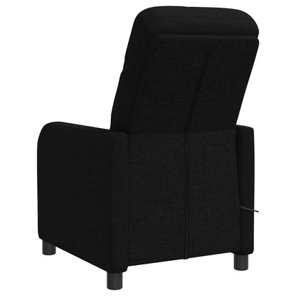Massagefåtölj Svart Tyg