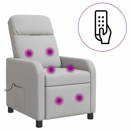 Massagefåtölj Moln Grå Tyg