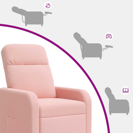 Massagefåtölj Rosa Bouclé