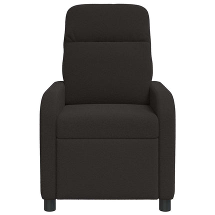 Massagefåtölj Svart Bouclé