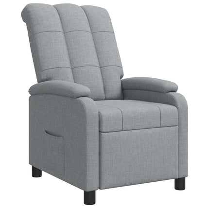 Recliner Ljusgrå Tyg