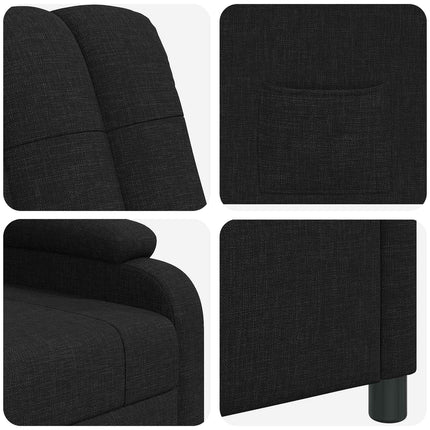 Recliner Svart Tyg