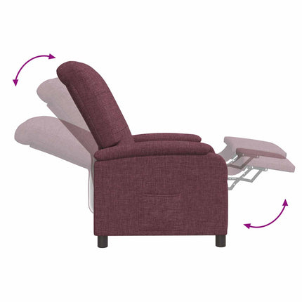 Recliner Lila Tyg