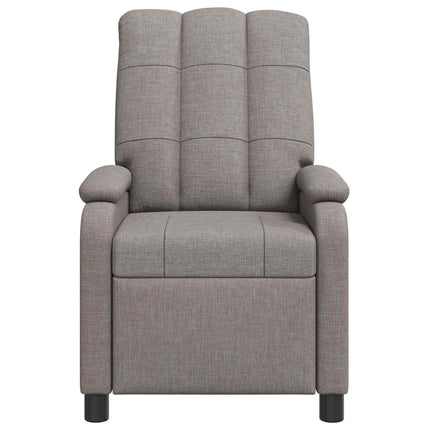 Massagefåtölj Taupe Tyg