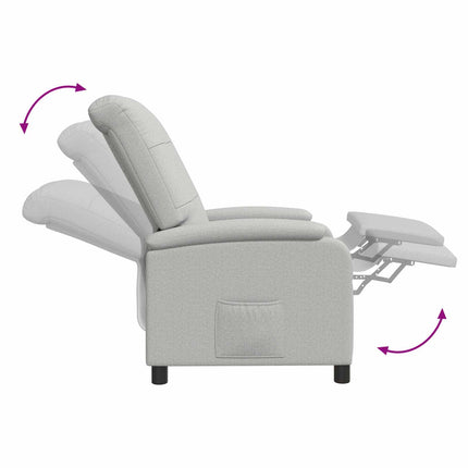Massagefåtölj Moln Grå Tyg