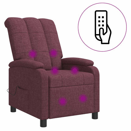 Massagefåtölj Lila Tyg