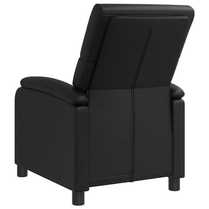 Recliner Svart Konstläder