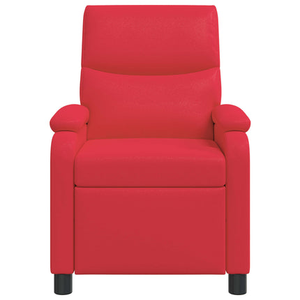 Recliner Röd Konstläder