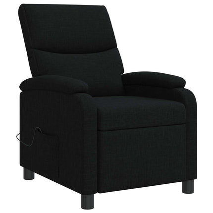 Massagefåtölj Svart Tyg