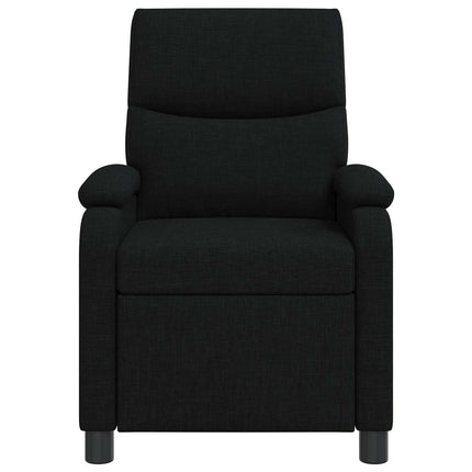 Massagefåtölj Svart Tyg