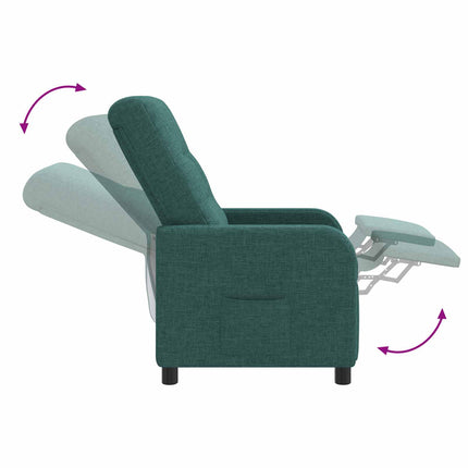 Recliner Mörkgrön Tyg