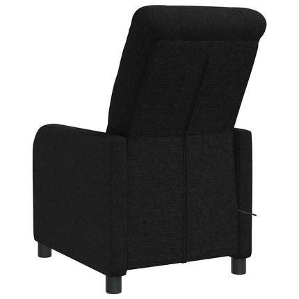 Massagefåtölj Svart Tyg