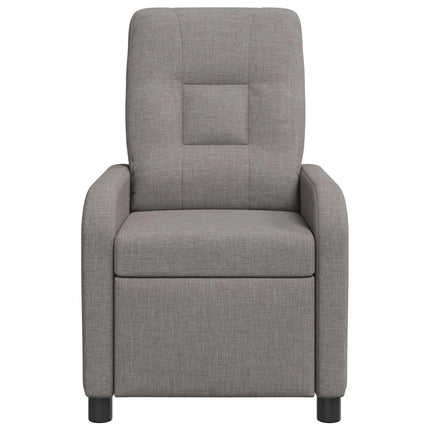 Massagefåtölj Taupe Tyg