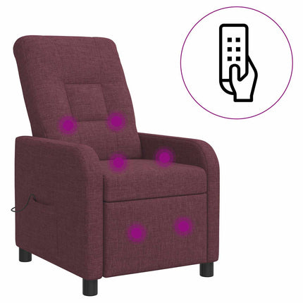 Massagefåtölj Lila Tyg