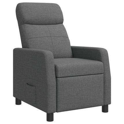 Recliner Mörkgrå Tyg