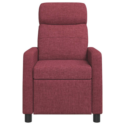 Recliner Vinröd Tyg