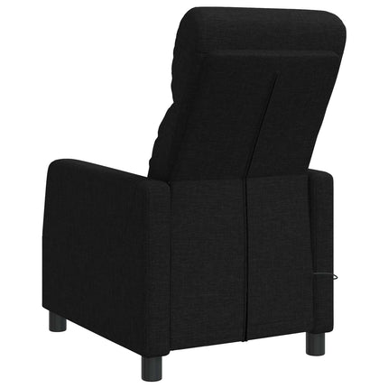 Massagefåtölj Svart Tyg