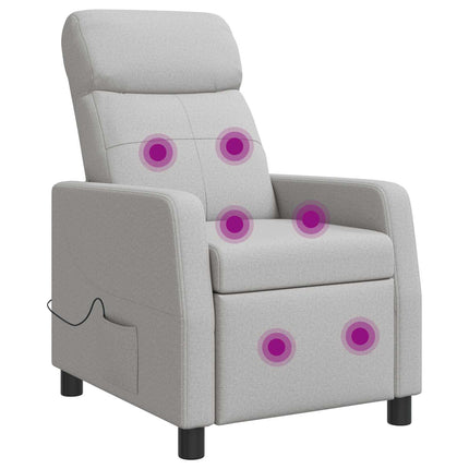 Massagefåtölj Moln Grå Tyg