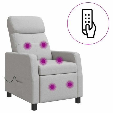 Massagefåtölj Moln Grå Tyg