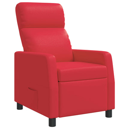 Recliner Röd Konstläder